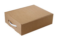 Коробка 33х26х10 см с ручкой для подарков