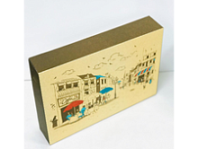 М/У Коробка из картона 320х230х90,320х230х70, В расцветке "Город" и в расцветке "Крафт" 