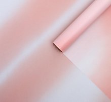 Пленка для цветов "Переход" розовый, 0,58 х 10 м