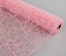 Сетка сизаль премиум, BOZA, светло-розовый, 0,53 x 4,5 м