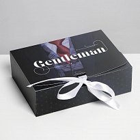 Коробка складная подарочная «Джентельмен», 16.5 × 12.5 × 5 см