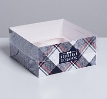 Коробка для капкейка «Особенный подарок», 16 × 16 × 7,5 см