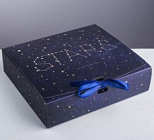 Коробка подарочная Stars, 20 х18 х5 смК