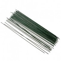 Проволока для изготовления искусственных цветов "Зелёная" длина 40 см сечение 0,2 см Арт.