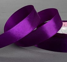 Лента атласная, 20 мм × 23 ± 1 м, цвет фиолетовый №46