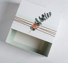 Коробка складная «Эко стиль», 25 × 18 × 10 см