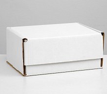 Коробка самосборная, белая, 22 х 16,5 х 10 см