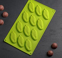 Форма для льда и шоколада «Декор. Перо», 12 ячеек, 29×17 см, цвет МИКС¶