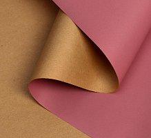Бумага упаковочная "Крафт ламинированный", розовый, 0,58 х 5 м