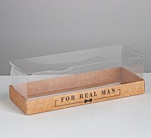 Коробка для десерта For real man, 26, 2 х 8 х 9,7 см