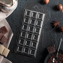 Форма для шоколада 7×15×1 см "Шоколад традиционный"