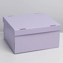 Складная коробка, лавандовая, 31,2 х 25,6 х 16,1 см
