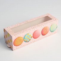 Коробка для макарун «Самые вкусные макаруны», 5.5 × 18 × 5.5 см