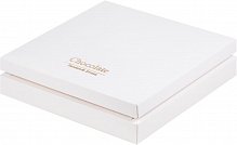 			Коробка для конфет ПРЕМИУМ с логотипом "Chocolate Hand Made Sweets" 245*245*55 (25) (белая)									