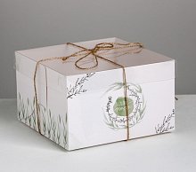 Коробка для капкейка «Для тебя», 16 × 16 × 7.5 см